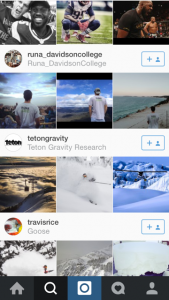Instagram has the ability to suggest pages very similar to my interests