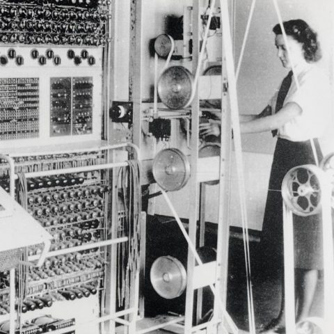 Female codebreakers working on the Colossus Computer