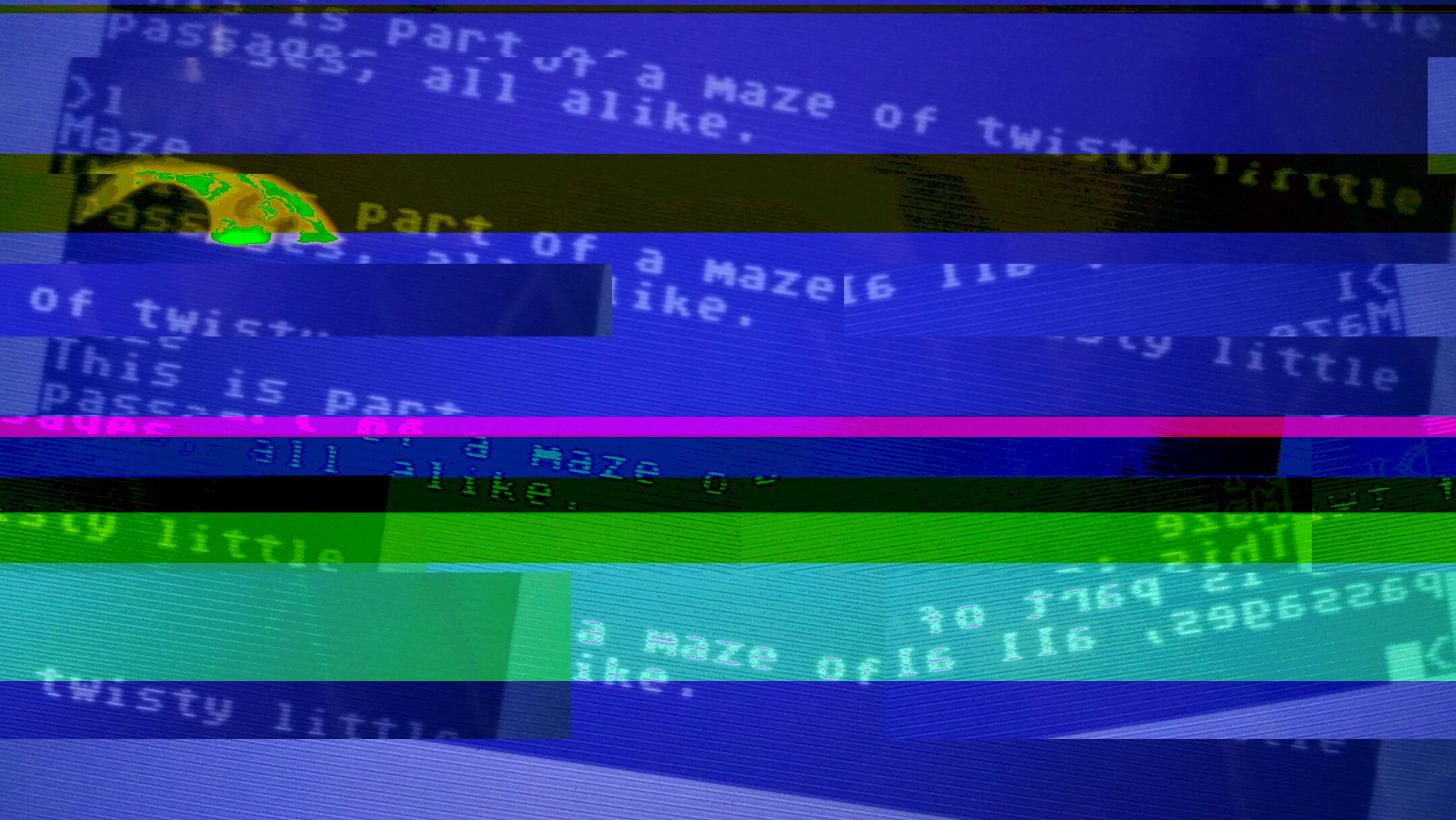Glitched Commodore 64 Image